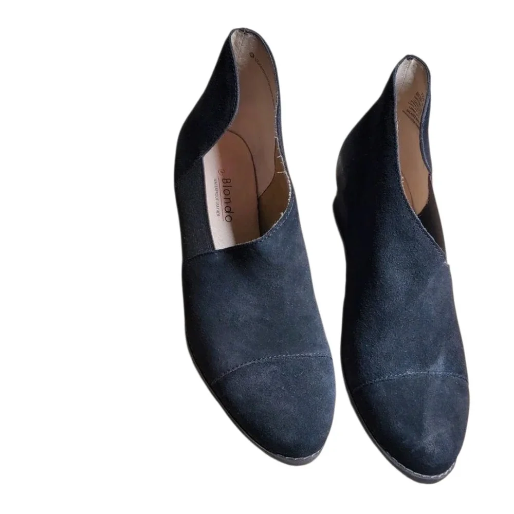 Blondo‎ Women's  Izzys Waterproof Black Ankle Booties Size: 7.5